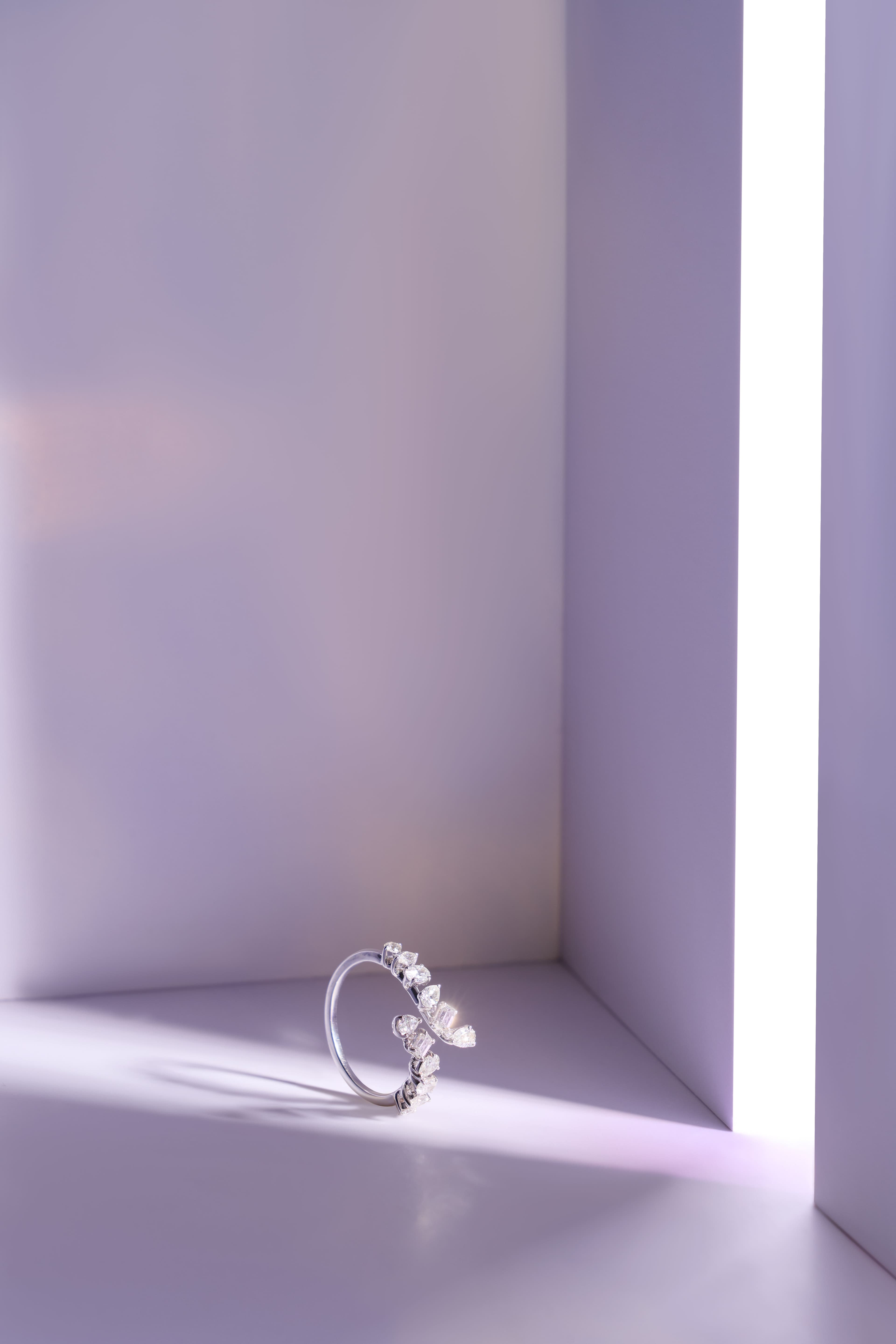 Moonbeam Strands Ring